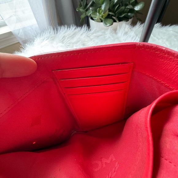 MCM Pink Leather Med Wallet - Picture 6 of 9
